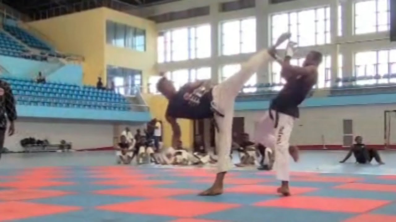 Korean Martial Arts Seminar (Belt Test / Dongin  Comebat Hapkido Sparring) - Republic of the Congo