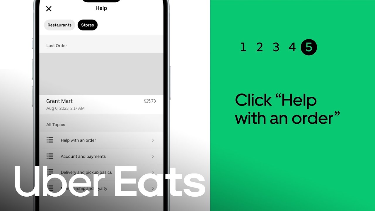 Get customer support when you need it | Uber Eats