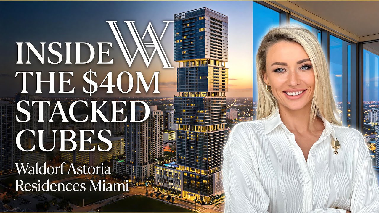 Эта новая высотка в Майами – просто потрясающая | Подробный обзор Waldorf Astoria Residences