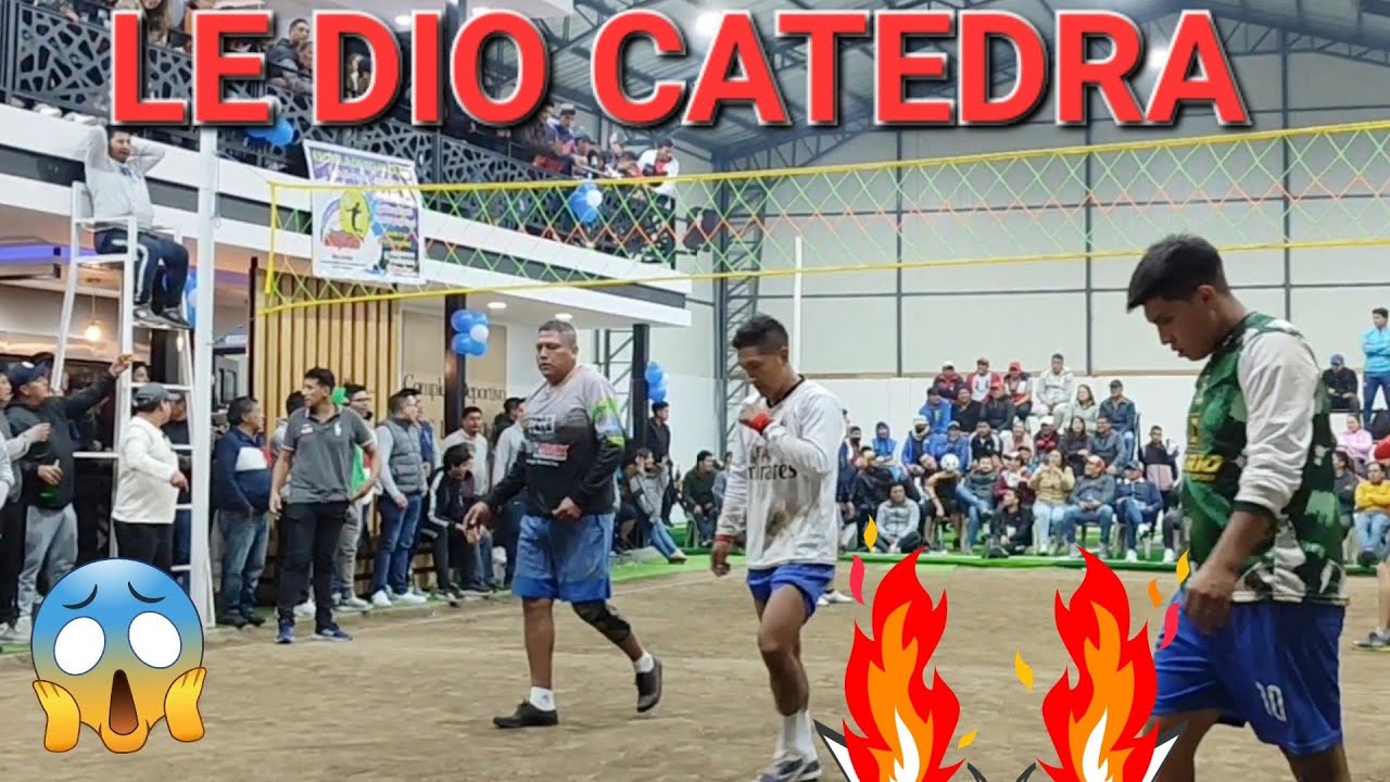 LA LEYENDA EL DR BABA ENFRENTANDOSE A  TRES JUVENILES MIRA QUE PARTIDAZO DE ECUAVOLEY FINAL EPICO