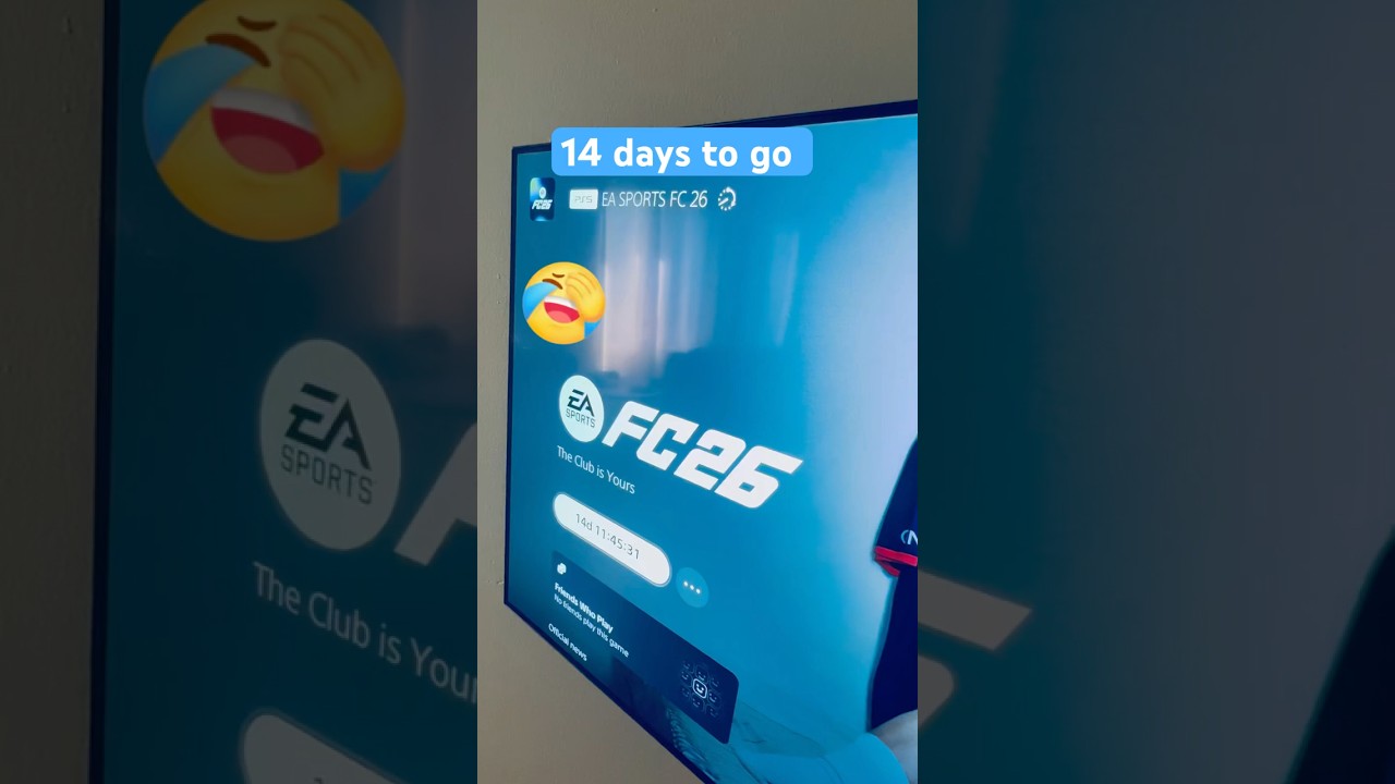 FC 26 Release Countdown ⏳ Only 14 Days Left! | EA Sports FC 26 PS5