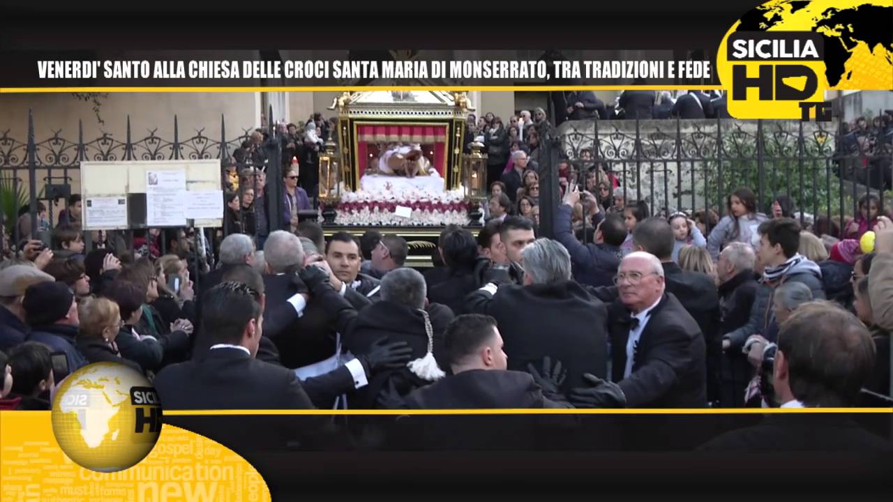 091TG   VENERDI' SANTO ALLA CHIESA DELLE CROCI SANTA MARIA DI MONSERRATO, TRA TRADIZIONI E FEDE