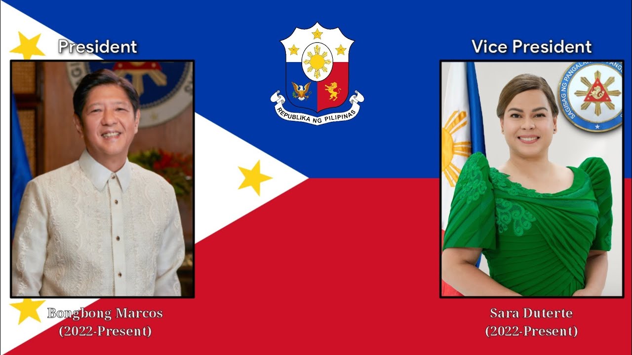 National Anthem Republic of the Philippines, (Lupang Hinirang) President And Vice President 2022