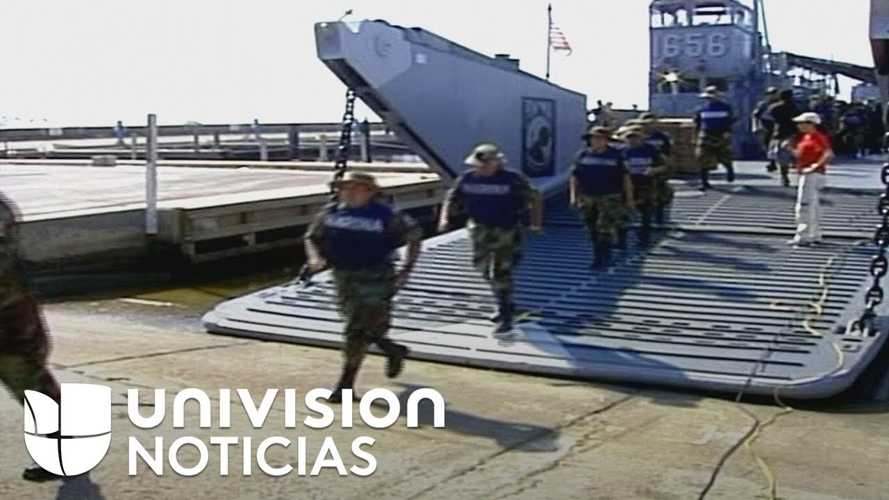Imágenes del día que México cruzó la frontera para ayudar a EEUU