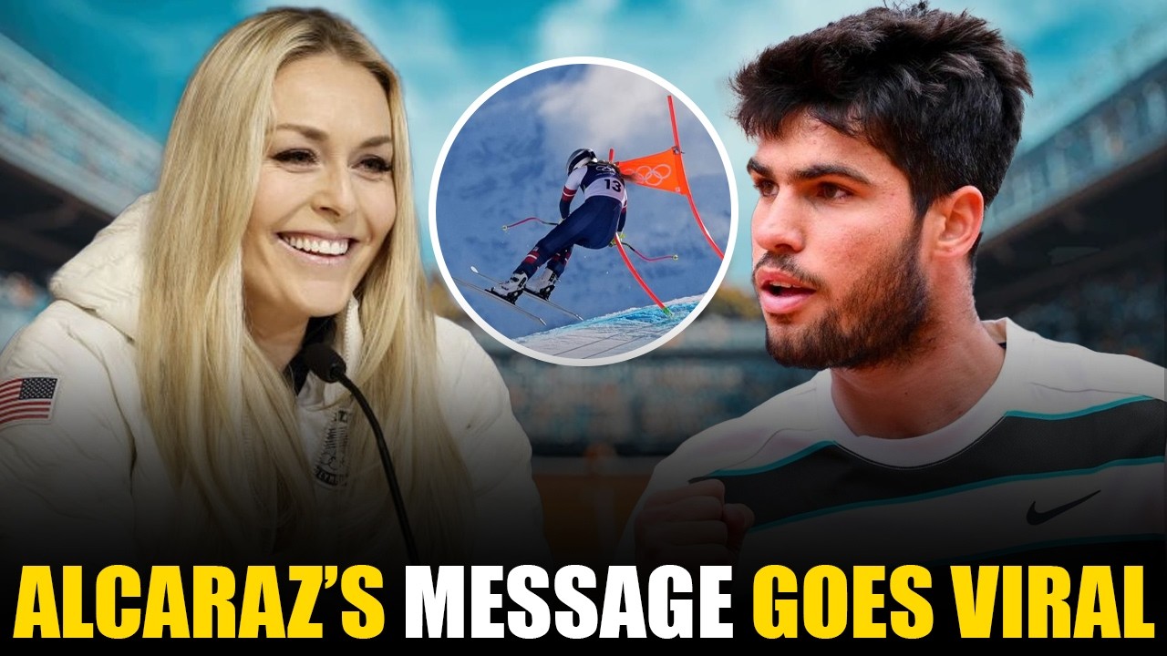 Carlos Alcaraz Sends Support to Lindsey Vonn After Olympic Crash | Winter Olympics 2026 | Tennis