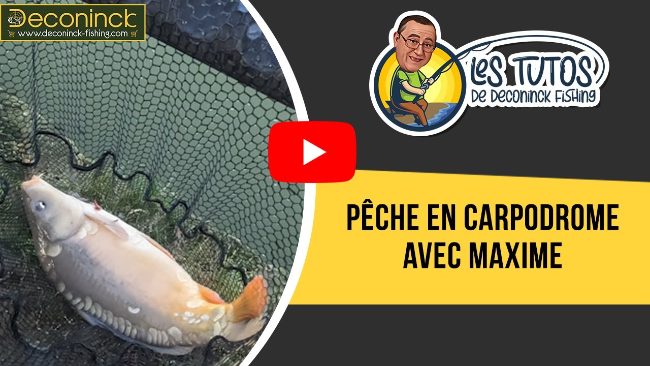 Pêche en Carpôdrome avec Maxime de Deconinck Fishing