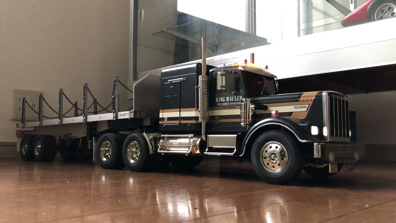 タミヤキングハウラー、トレーラー連結、切り離し