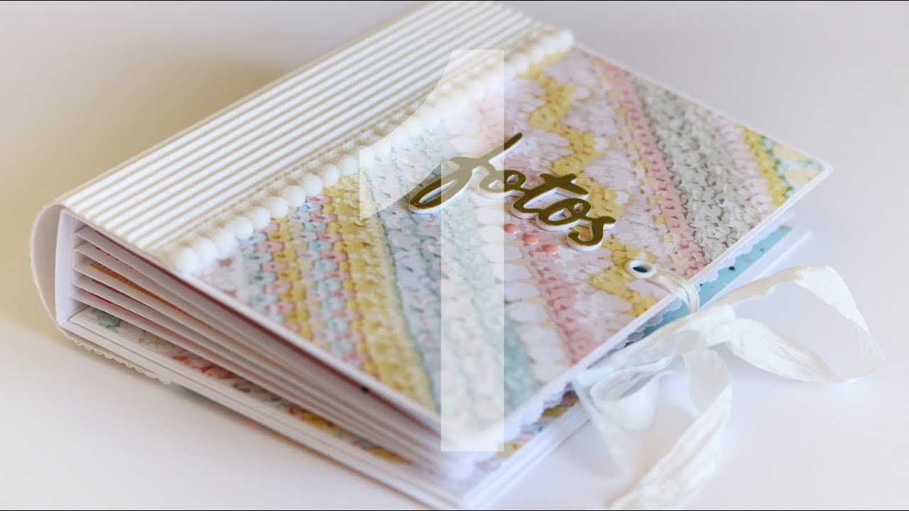 Tutorial | Scrapbooking Mini Album - Bonita - Parte 1/2