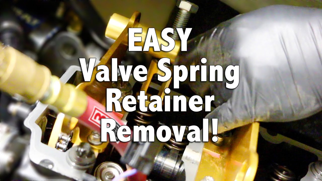 How To Replace Your Sea Doo Jet Ski Rotax Engine Valve Spring Retainers
