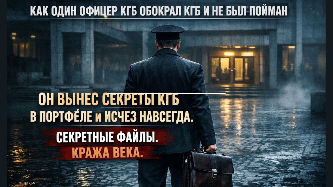 САМОЕ ДЕРЗКОЕ ОГРАБЛЕНИЕ КГБ: Агент, который украл секретные архивы и исчез — не могли найти 20лет.