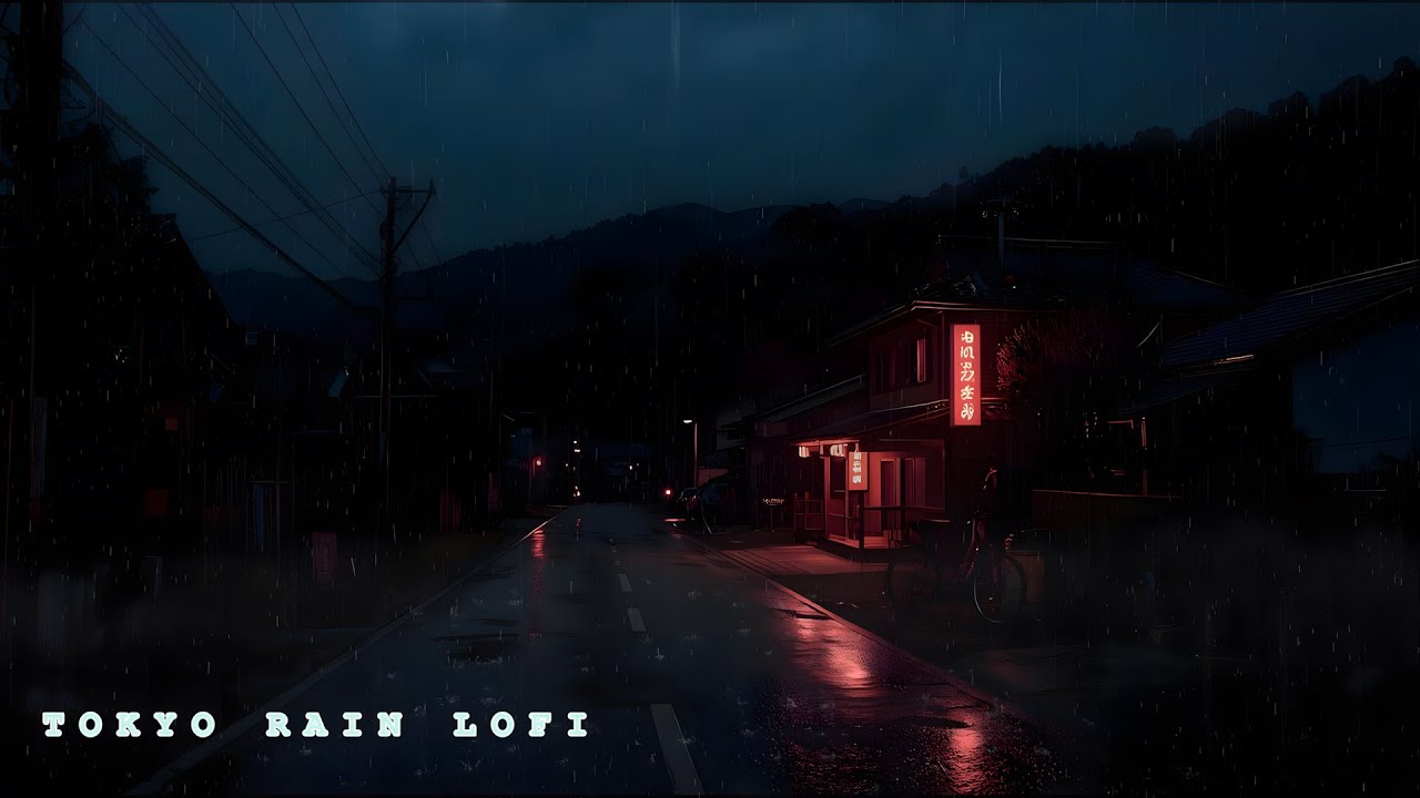 Late Night Focus ☕ Rainy Tokyo Lo-Fi for Studying, Working & Relaxing