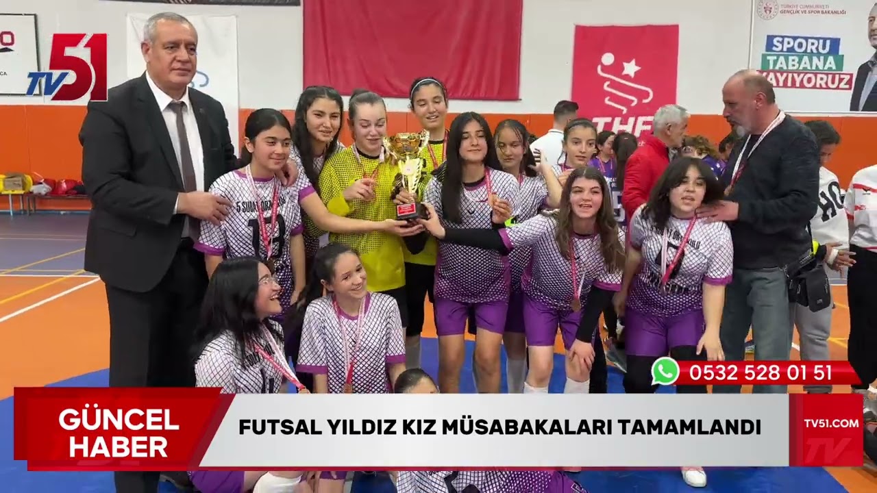 Futsal Yıldız Kız Müsabakaları Tamamlandı