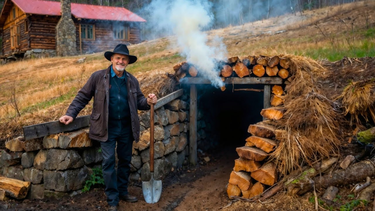 Se Rieron de su "LOCO" Sistema de TÚNELES pero, Calentó su Cabaña a 18°C SIN Leña