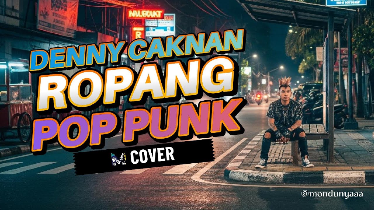 DENNY CAKNAN X NDX AKA - ROPANG (POP PUNK COVER) | Lyric Video