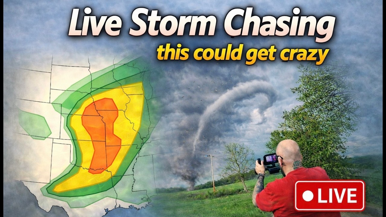 LIVE TORNADO CHASING OKLAHOMA TEXAS!