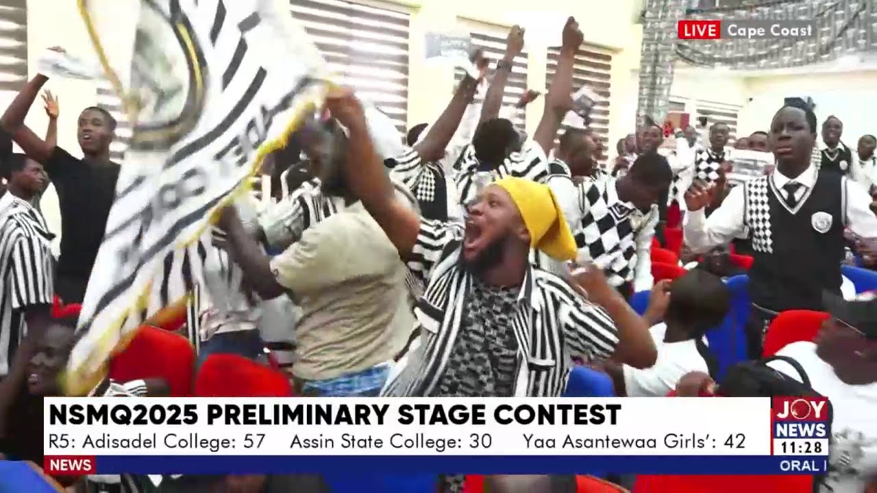 Adisadel College Triumphs Over Assin State and Yaa Asantewaa Girls to Progress in NSMQ 2025