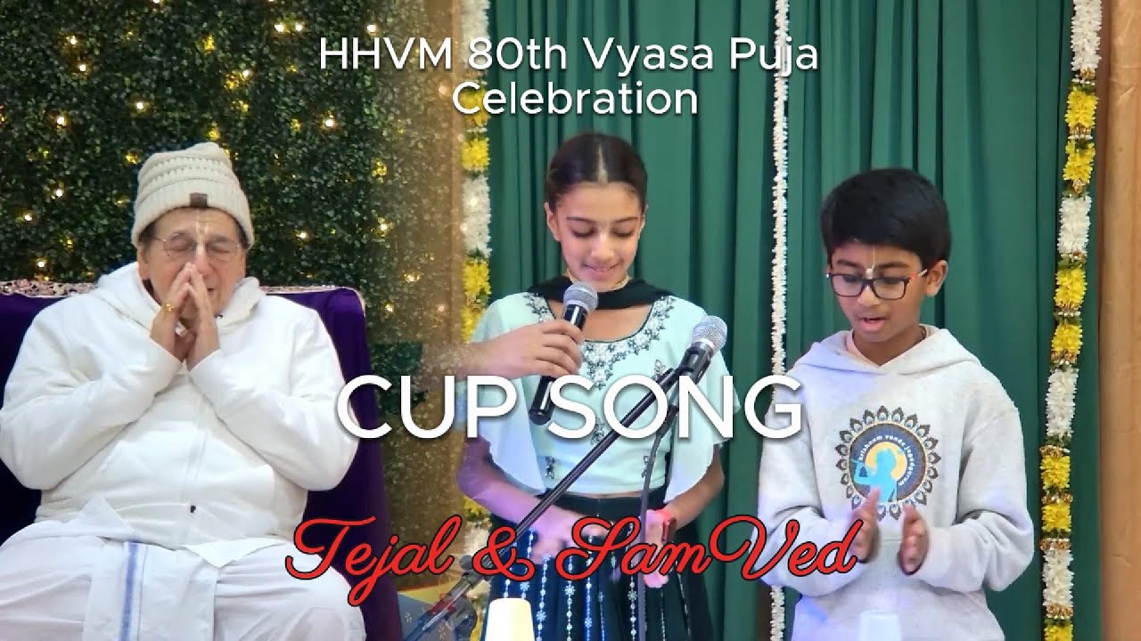 Cup Song | Samved & Tejal | ISKCON | Seattle | 2026