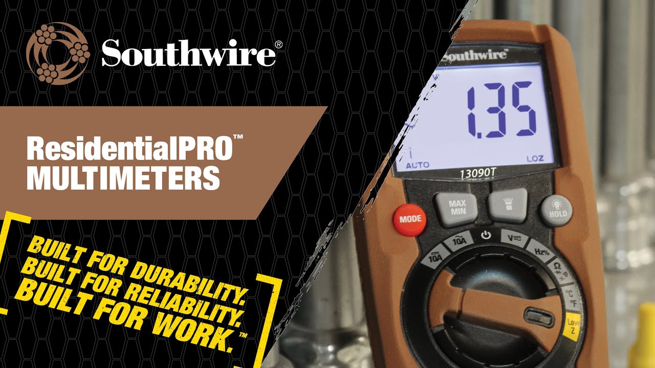 ResidentialPRO&trade; Multimeters