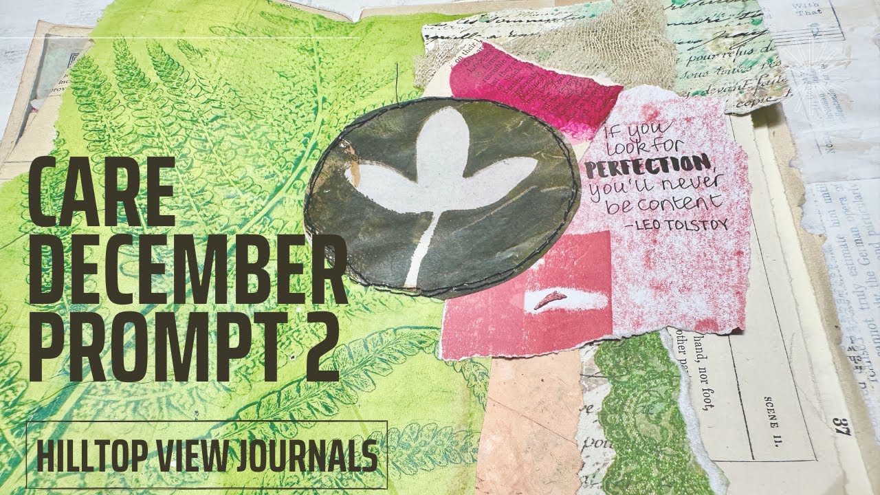 Fern-Inspired Art Journal Page | Care December 2025 Prompt 2