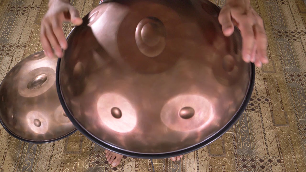 Saraz Handpans featuring Adam Maalouf on C# Minor Yu Shan Diao (Stainless Steel)