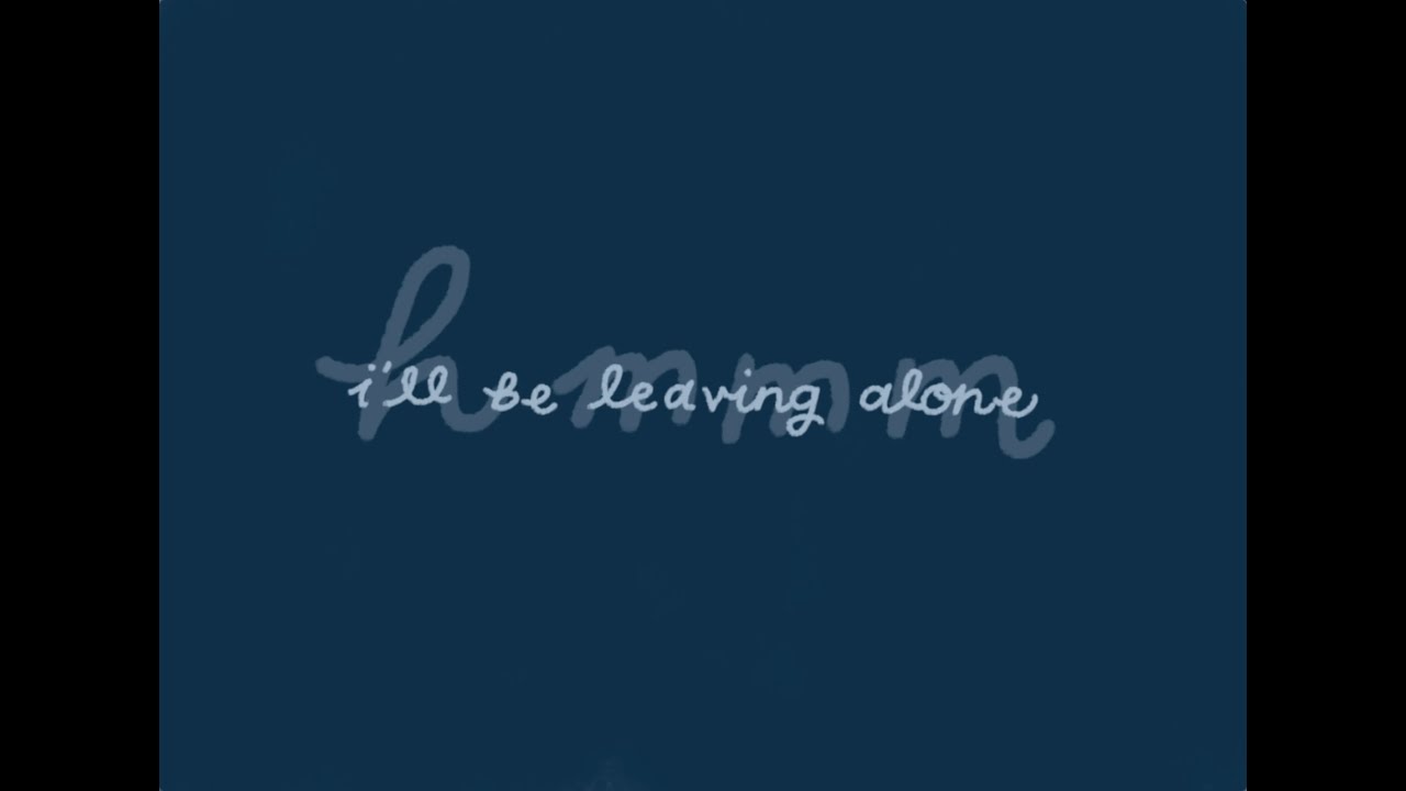 dee holt - leaving alone (lyric video)