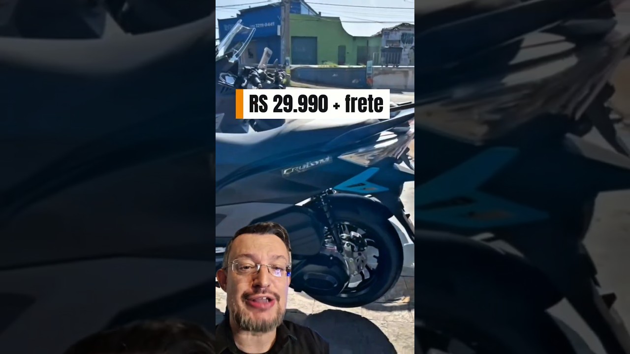 Bill fala aí: Maxi Scooter completa preço bom no Brasil? 