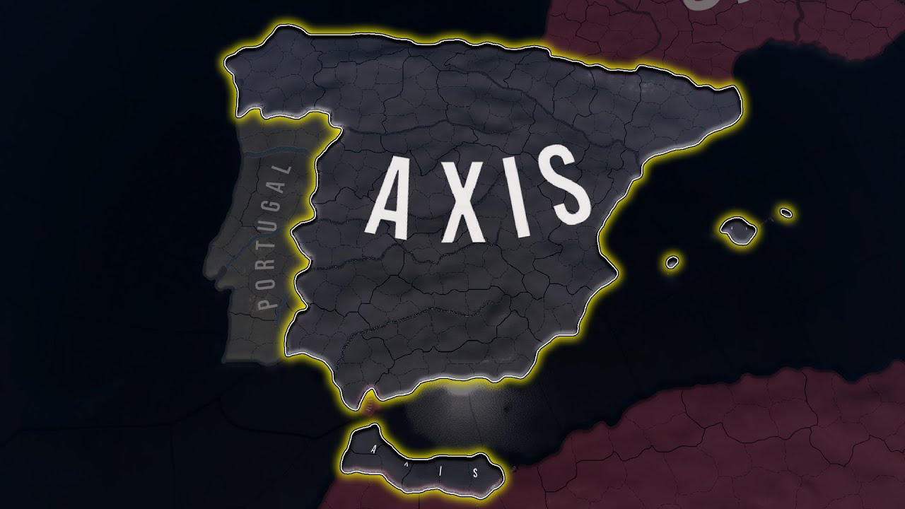 What if Spain Joined The Axis in 1939 - Hoi4 Timelapse