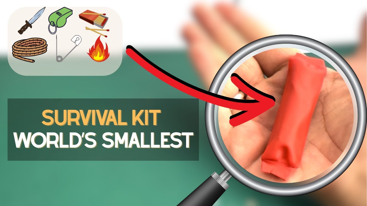 World’s Smallest Survival Kit! (Step-by-Step Mini EDC Guide)