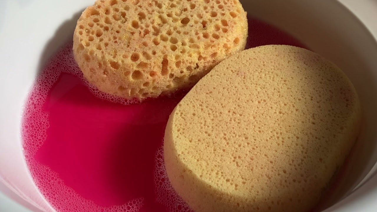 【ASMR】Oval sponge × Rose bath cleaner🧽🌹☀️楕円スポンジと大好きなローズの香りのお風呂の洗剤でもこもこしてみた🧽🌹☀️