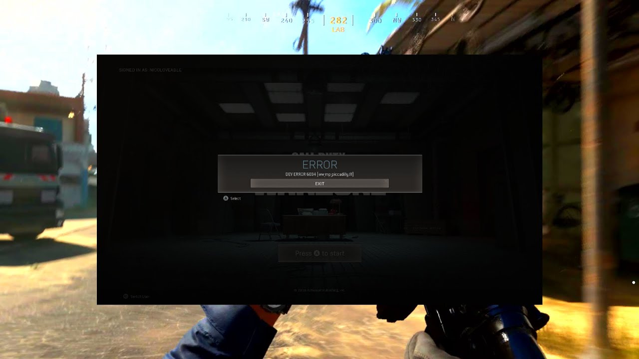 How to fix dev error 6034, Xbox only (Call of duty Modern Warfare)