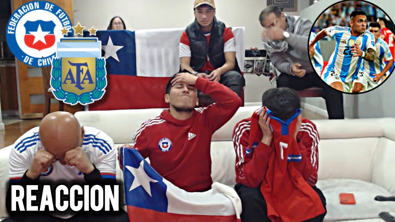 Argentina 1-0 Chile l Reacción de Chilenos l Copa América 2024