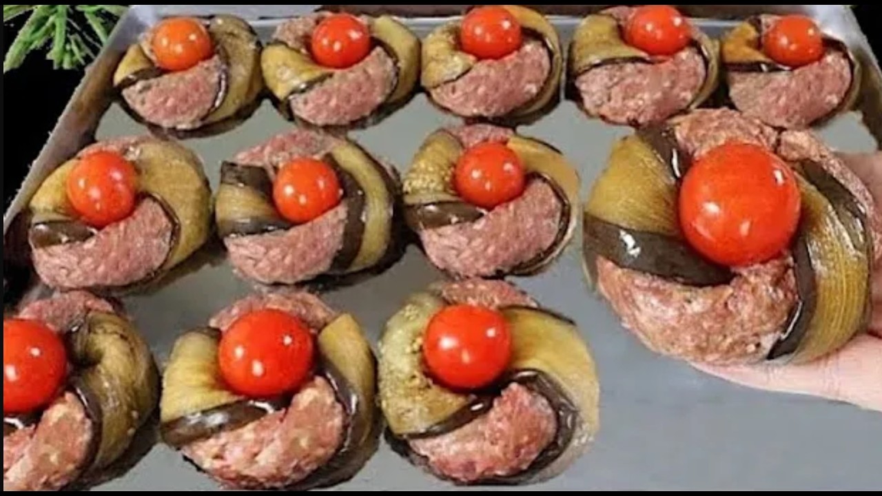 Настоящий взрыв вкуса! Баклажаны ещё никогда не были такими вкусными! И оформление блюда просто потр