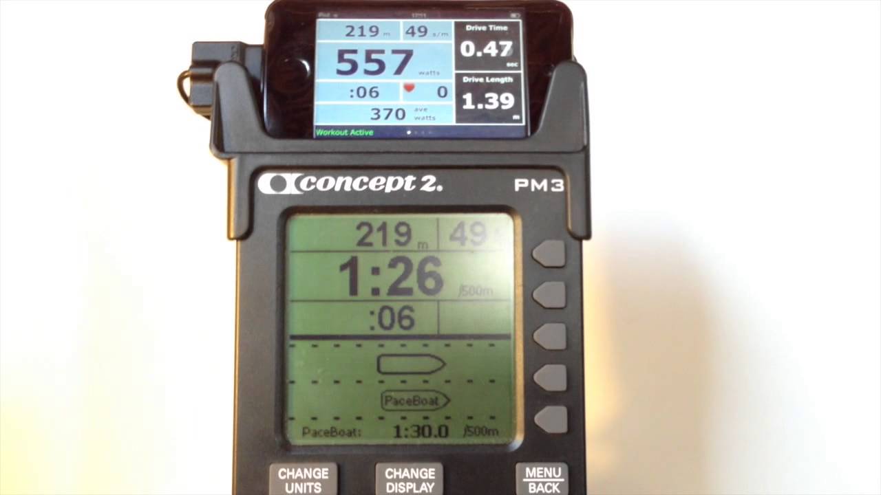 Concept2 Pace Boat Feature
