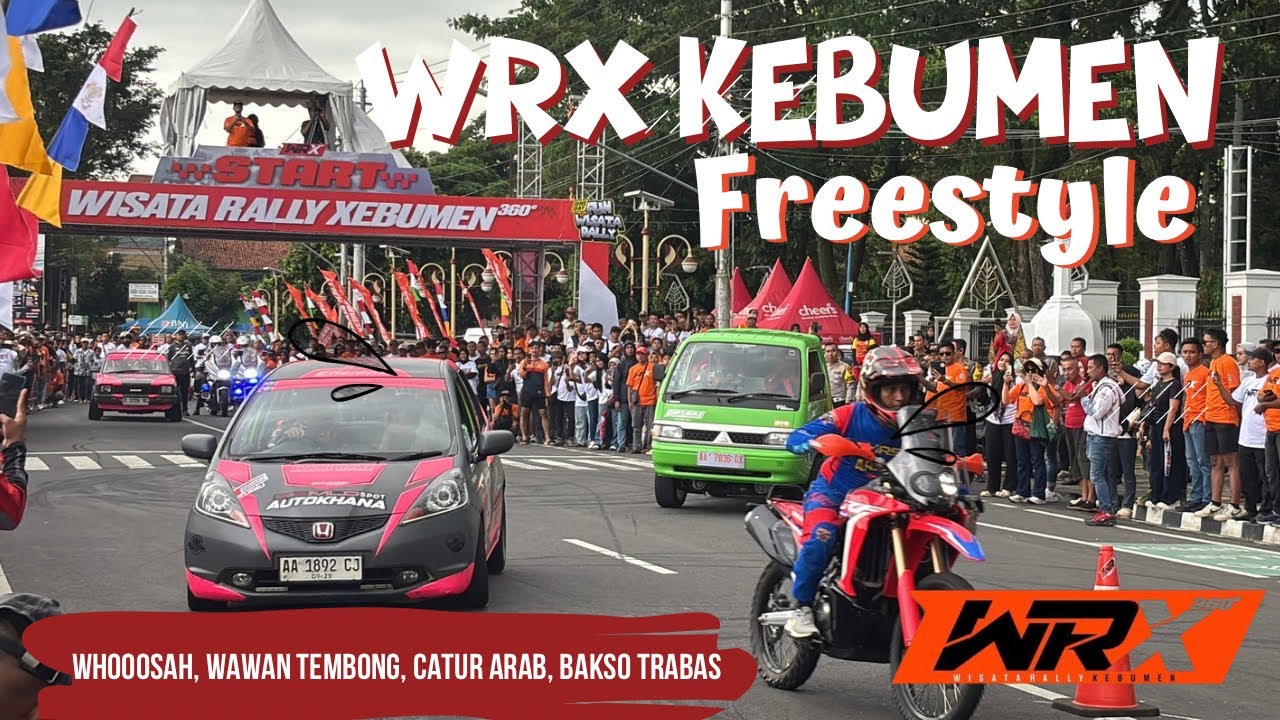 Freestyle WRX Kebumen 2026 Alun Alun Pancasila | Wheelie dan Burnout Seru