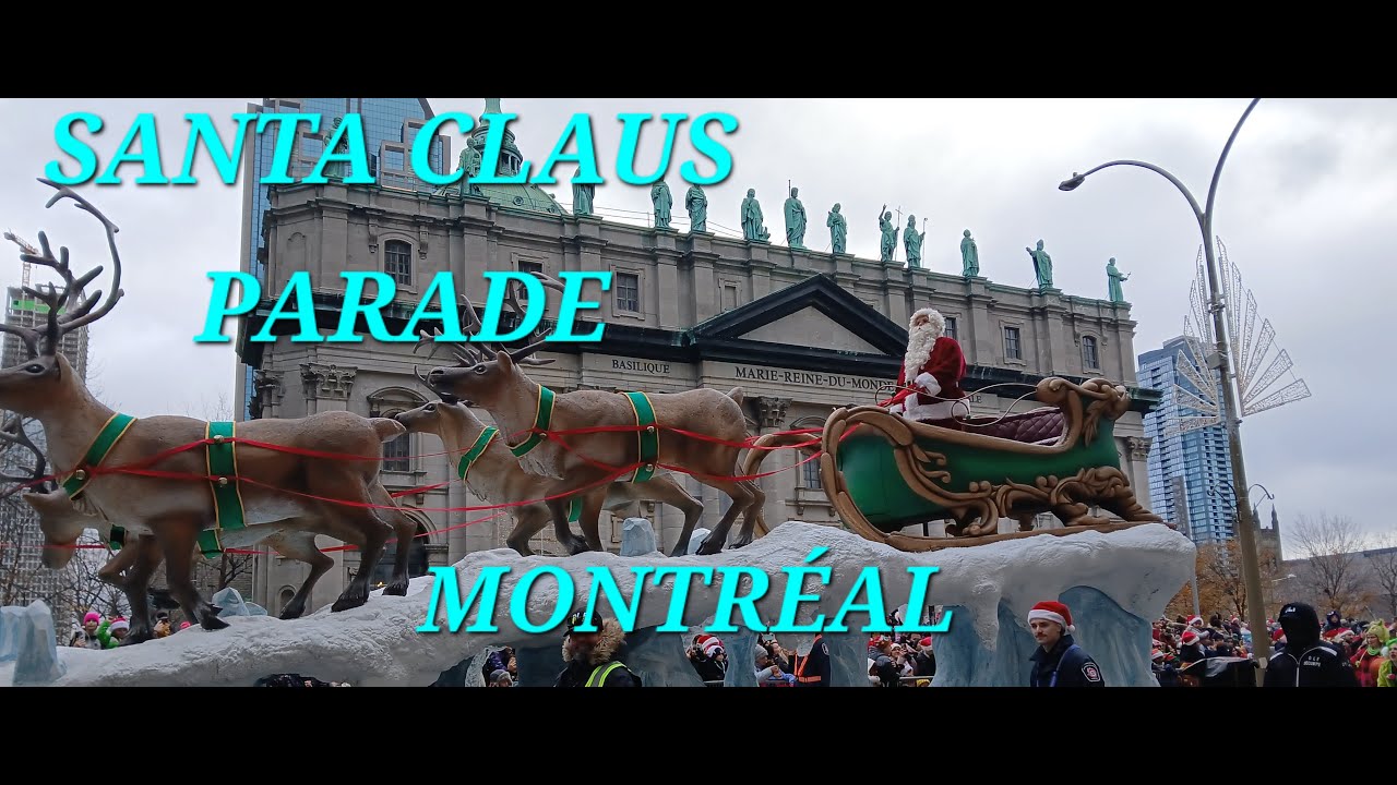 72nd Santa Claus Parade in Montréal
