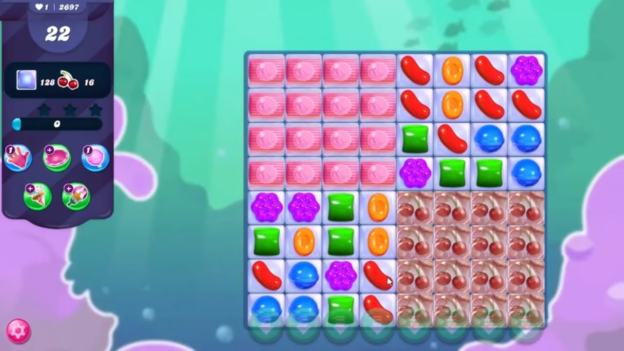 Candy Crush Saga LEVEL 2697 NO BOOSTERS (new version)🔄✅