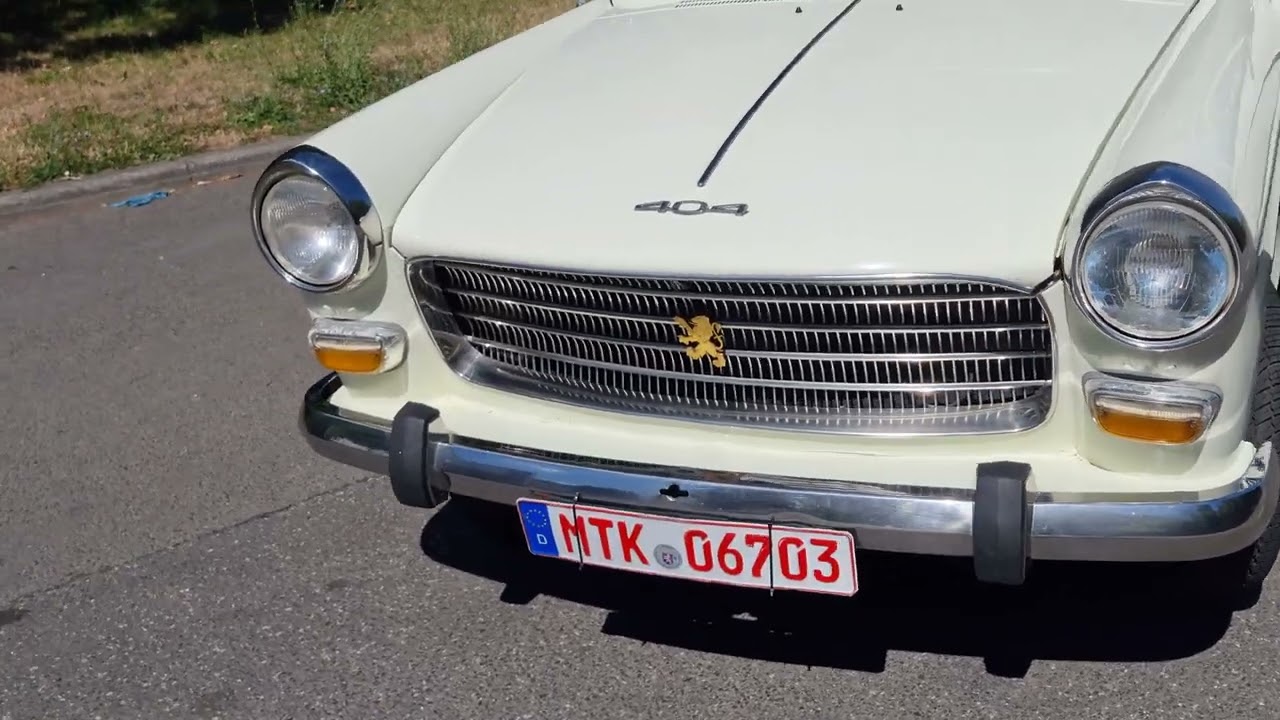 Peugeot 404 - 1973 Oldtimer (Video 8K)