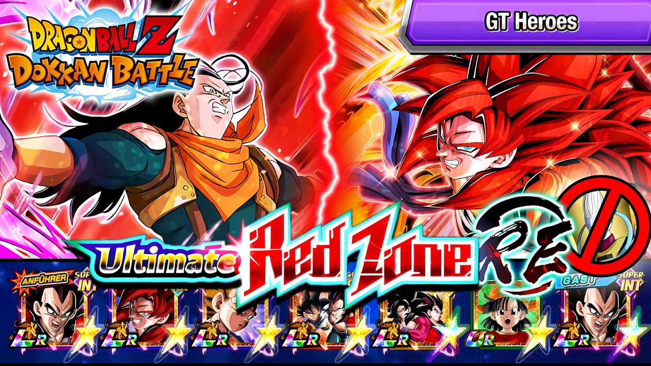 GT Heroes Vs. Super #17 - ULTIMATE RED ZONE: RE [GT Edition] • DBZ: Dokkan Battle (4K 60FPS)