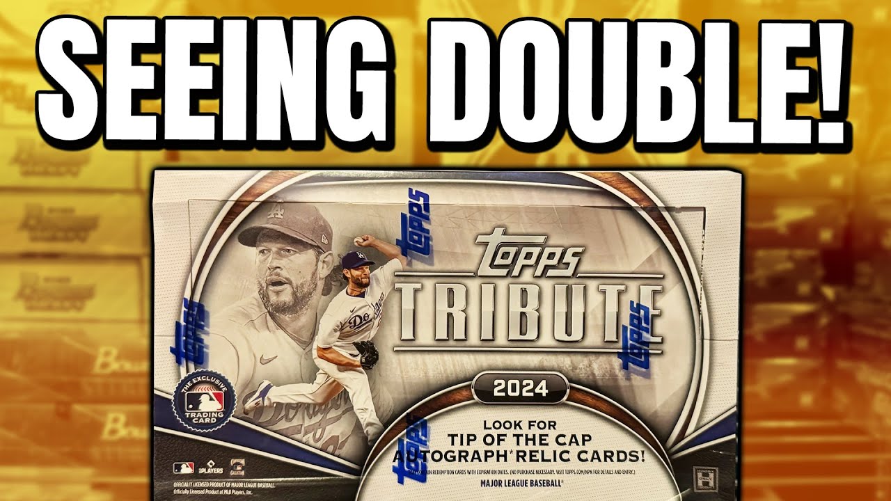 I'M FIRING MY EDITOR FOR MAKING ME CRY... | 2024 Topps Tribute Hobby Box Review