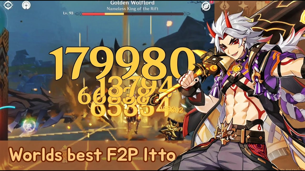 This F2P Itto is so strong!! || Build Showcase || Genshin Impact.