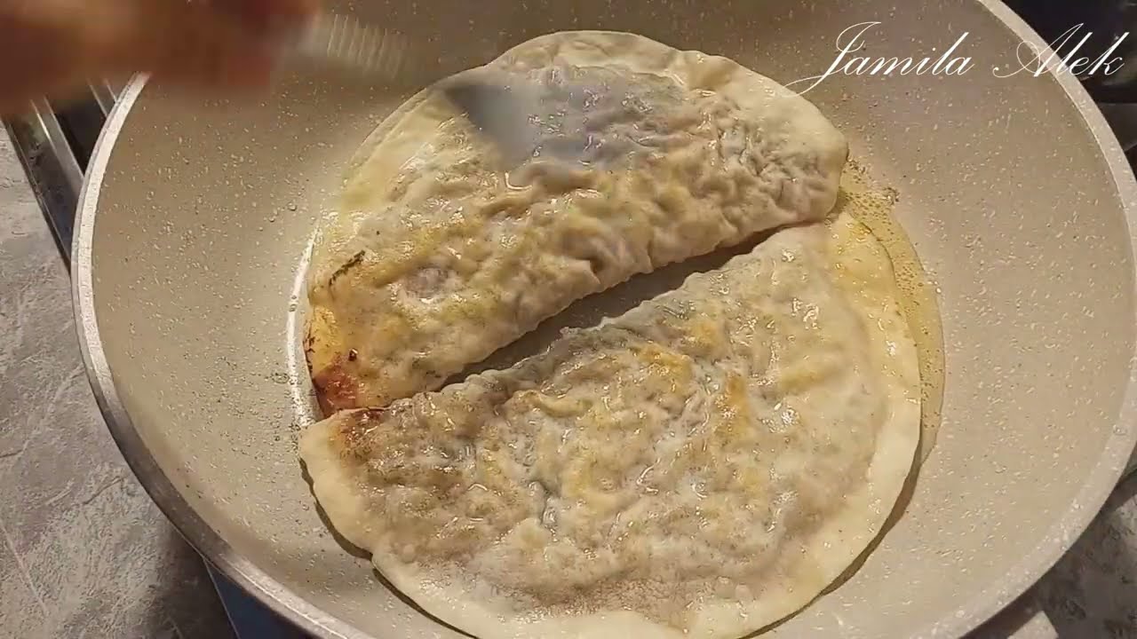 Hazır lavaşdan tez hazırlanan qutab | Azerbaijanian Kutab with prepared lavash