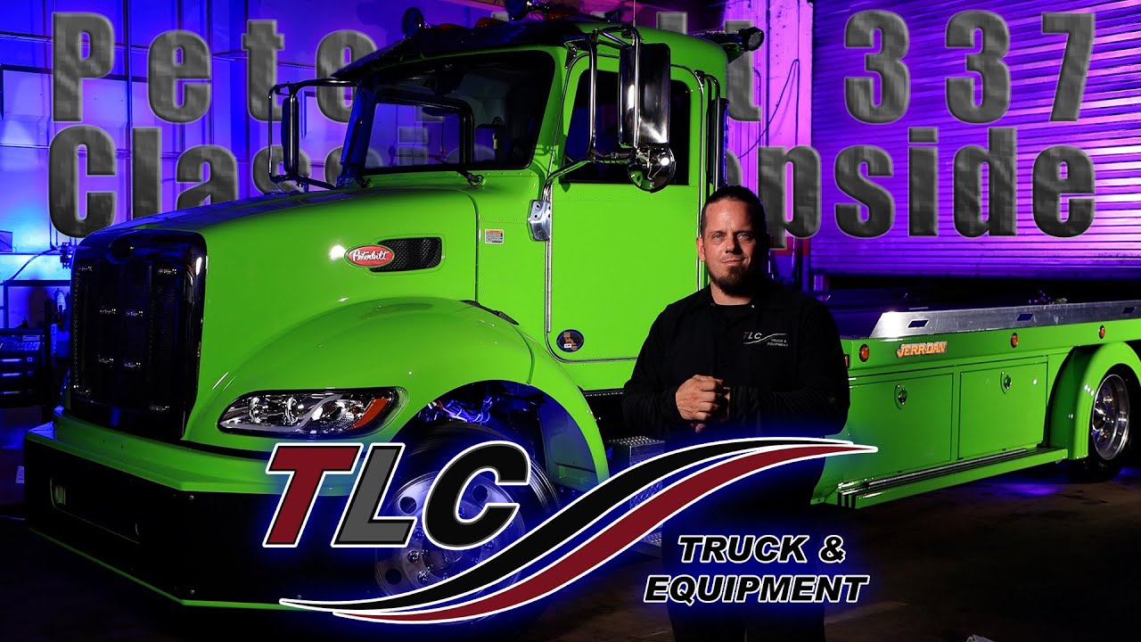 Peterbilt 337 Green SRS Classic Stepside Jerr-Dan FULLY LOADED || TLC Truck