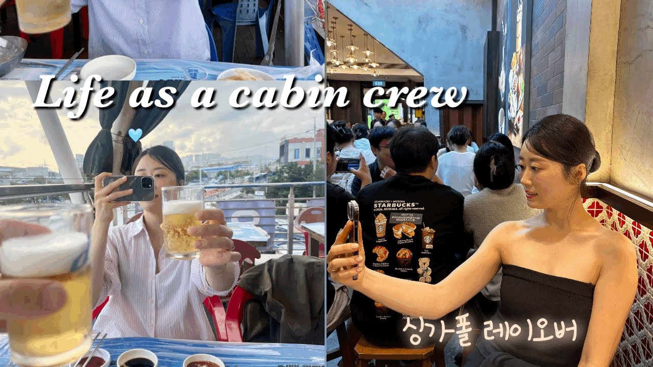외항사 승무원 브이로그 | 암스테르담 비행 | 한국가기 | 싱가폴 레이오버