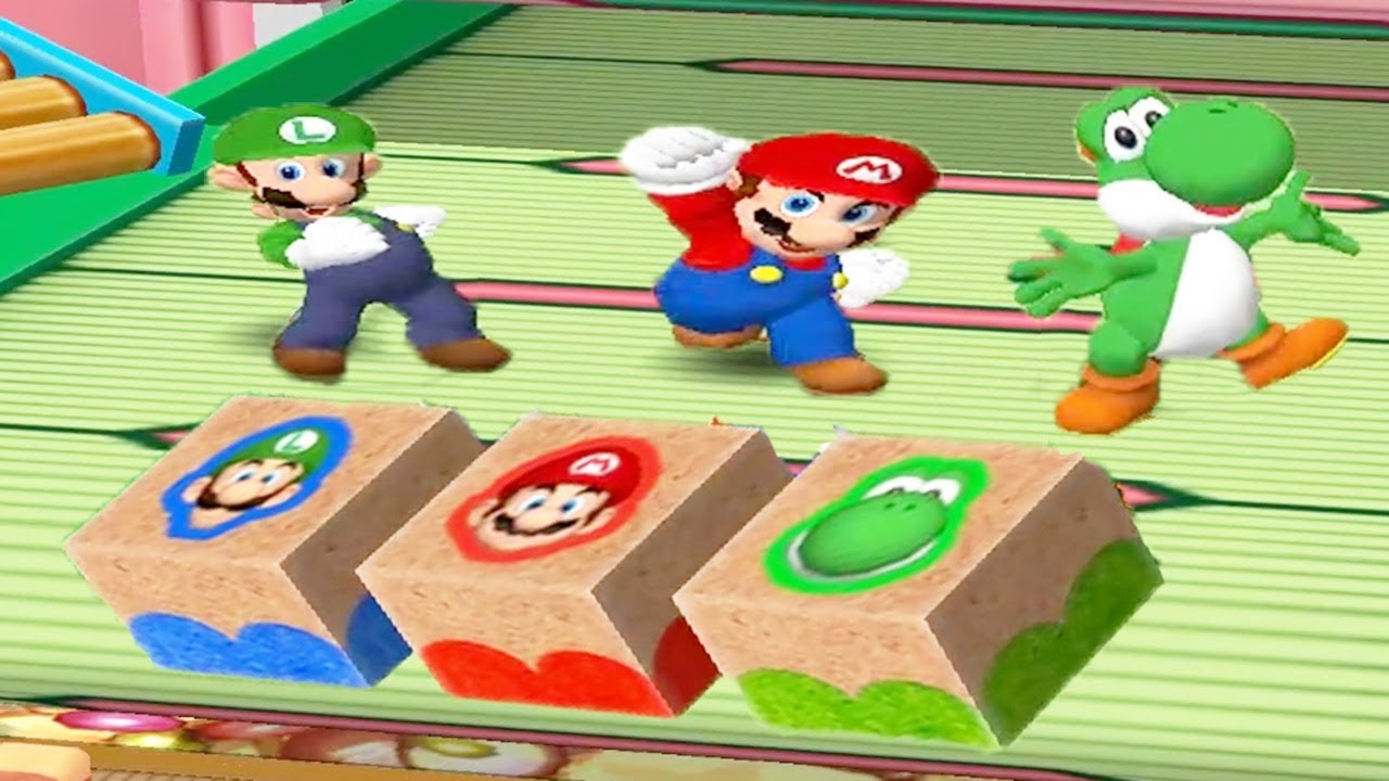 Mario Party 4 - 4 Player Minigame - Peach Vs Luigi Vs Mario Vs Yoshi All Mini Games (Master CPU)