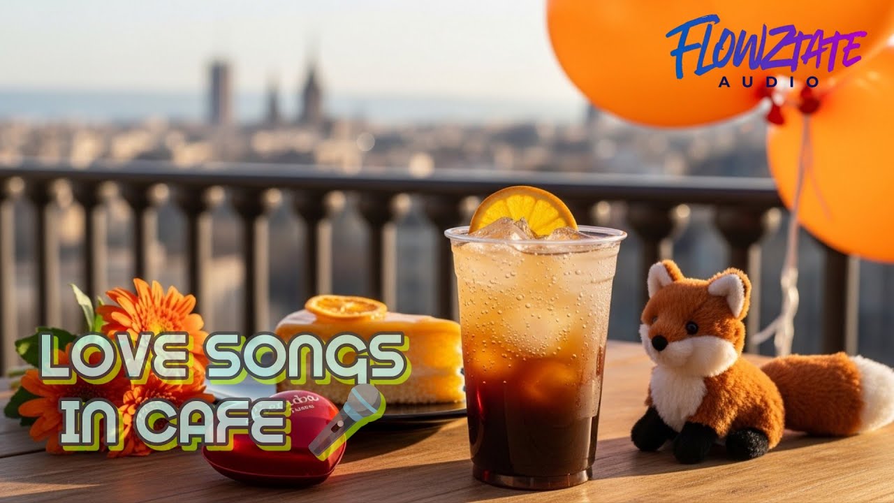 Cozy Romantic Cafe Music ☕💕 | Valentine’s Day Love Songs with Vocals | Flowztate Audio