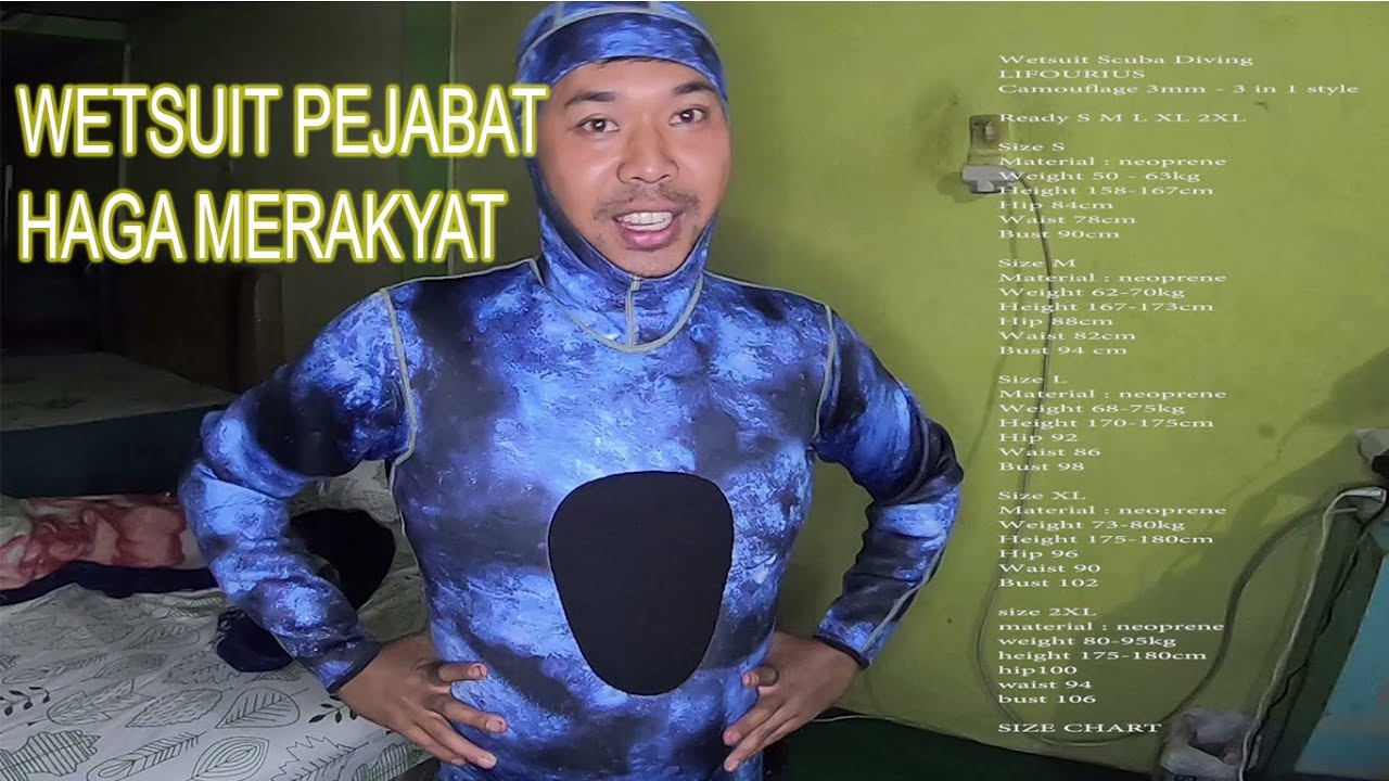 Baju selam Wetsuit  paling murah LIFORIUS,BEUCHAT,SALVIMAR,HISEA