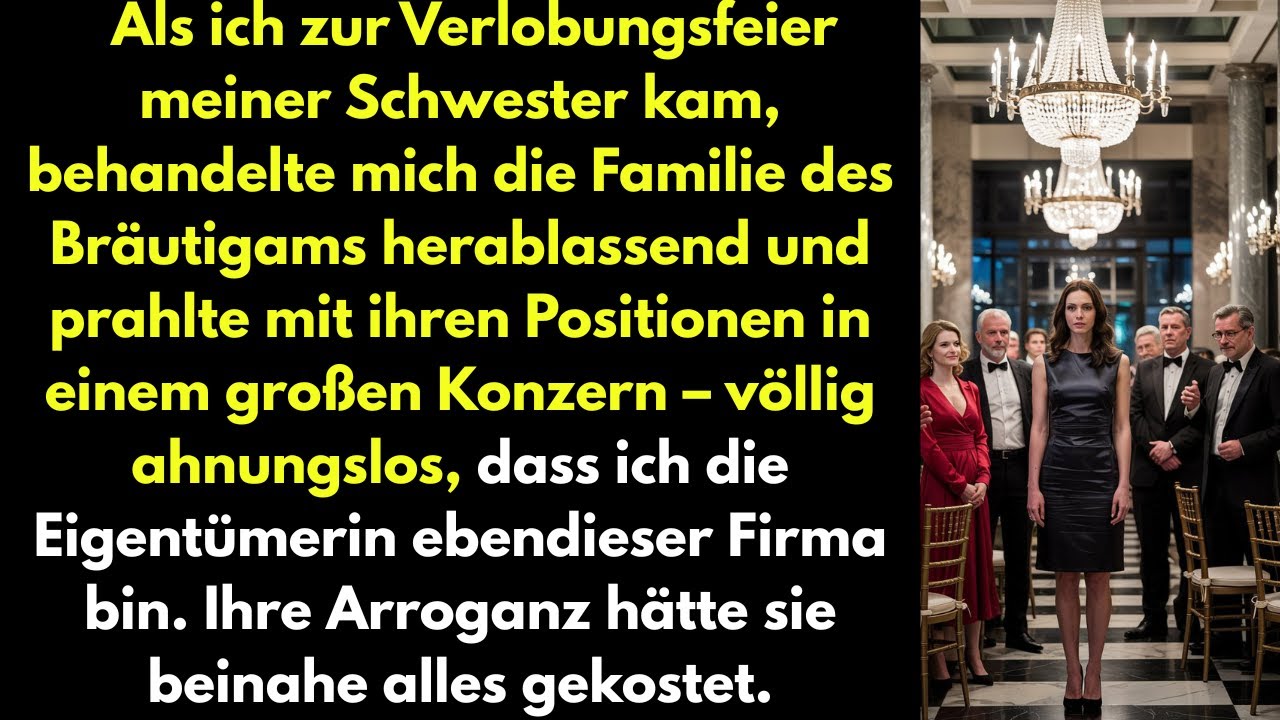 „Sie verspotteten mich auf der Verlobung – dann erfuhren sie, wem die Firma gehört.“