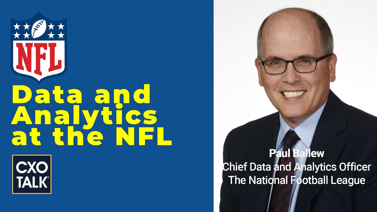 Data and Analytics in the NFL (CXOTalk #740)