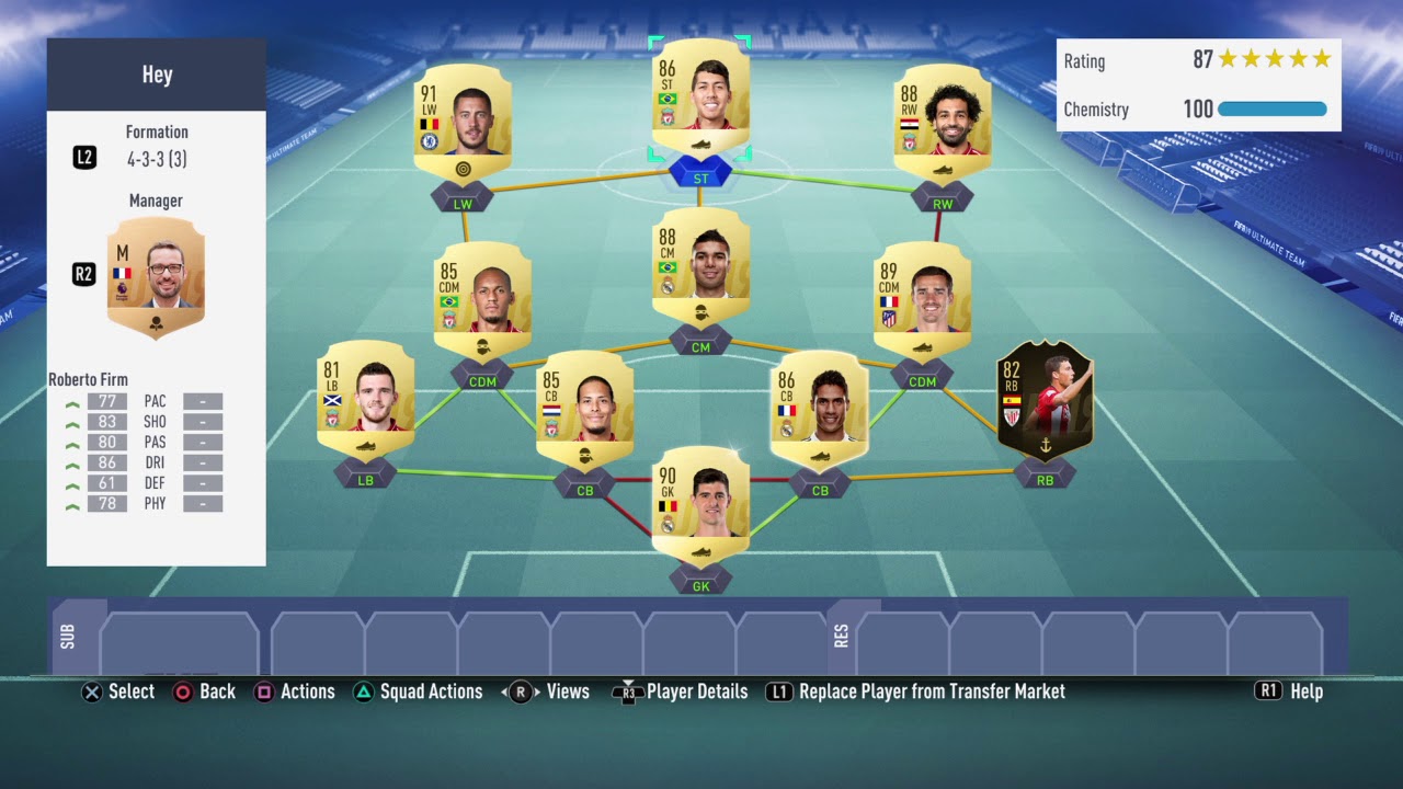FIFA 19 800k Team