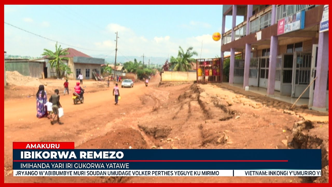 Kamonyi: Batewe impungenge n'umuhanda Gihara - Nkoto udafite inzira z'amazi